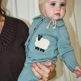 Misha And Puff :: Baby Meadow Motley Cardigan Overcast