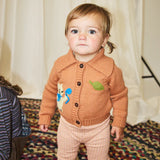 Misha And Puff :: Baby Meadow Motley Cardigan Palomino