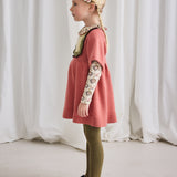 Misha And Puff :: Chevron Bib Dress Rosewood