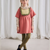 Misha And Puff :: Chevron Bib Dress Rosewood