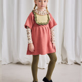 Misha And Puff :: Chevron Bib Dress Rosewood