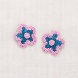 Misha And Puff :: Medium Flower Clip Set Prussian Blue