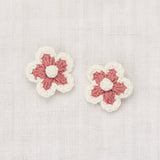 Misha And Puff :: Medium Flower Clip Set Rosewood