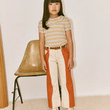 Misha And Puff -  Balloon Sleeve Paloma Tee Aura Vaquero Stripe