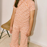 Misha And Puff -  Ruffle Pedal Pusher Aura Lisse Fields