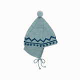 Misha And Puff - Zig Zag Pointy Peak Hat Slate