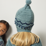 Misha And Puff - Zig Zag Pointy Peak Hat Slate