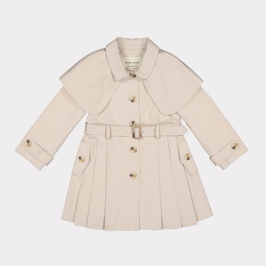 Happyology :: Pembroke Trench Coat Oatmeal
