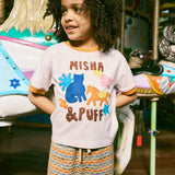 Misha And Puff -  Pasture Applique Tee Aura
