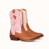 [Pre-Order] Nothing But Amor - Vaquera Boots Pink Bows