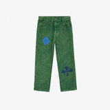 [Pre-Order]  Bobo Choses :: Bobo Joker Corduroy Straight Pants Green
