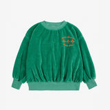 [Pre-Order]  Bobo Choses :: Have Fun Velvet Sweatshirt Green