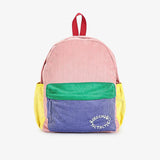[Pre-Order]  Bobo Choses :: Tic Tac Toe Color Block Corduroy School Bag