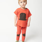 [Pre-Order] Bobo Choses - Baby Poma Red Leggings