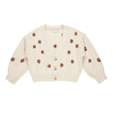 Rylee & Cru :: Boxy Crop Cardigan Flowers Natural