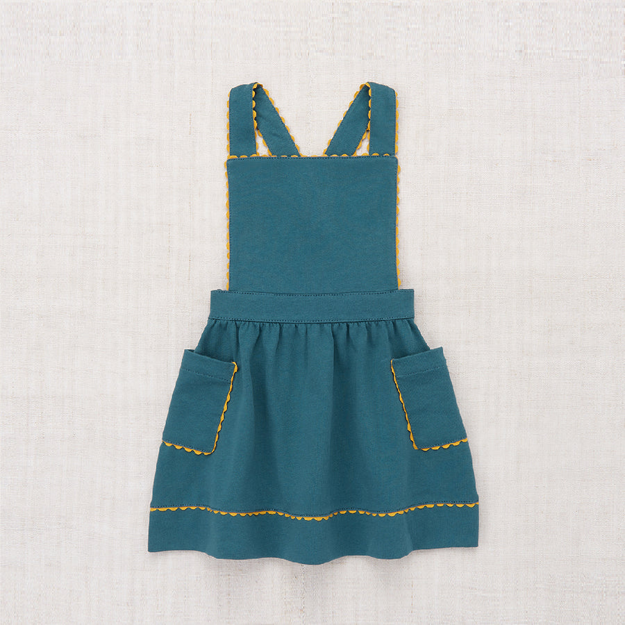 Misha And Puff :: Rickrack Selma Pinafore Atlantic