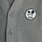 [Pre-Order] Ritzratz Patch Knitted Cardigan Grey