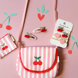 Rockahula - Cherry Kiss Stripy Clips