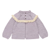 Misha And Puff -  Ruffle Cardigan Mist