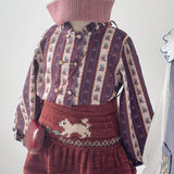Misha And Puff -  Kitten Tangle Skirt Madder Root