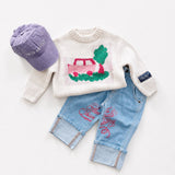 The Animals Observatory - Boxfish Kid Sweater Raw White
