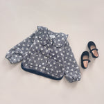 Mipounet Lola Jacquard Jacket Grey - kids jacket styled