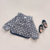 Mipounet Lola Jacquard Jacket Grey - kids jacket styled