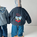 Konges Sløjd Juno Printed Dot Bomber Jacket - kids jacket lifestyle photo