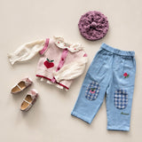 Bebe Organic - Pomme Vest Love Apple Knit