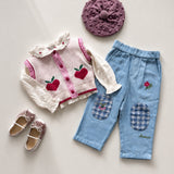 Bebe Organic - Pomme Vest Love Apple Knit