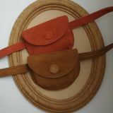 Ecrin -  Suede Coin Bag Brown