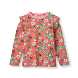 Smafolk :: Long-Sleeved Top With Strawberries Pink Punch