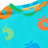 Smafolk :: T-Shirt With Apples Blue Atoll