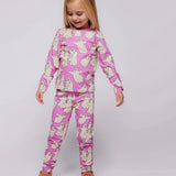 Smafolk - Gala Leggings With Dancing Ghosts Sweet Lilac