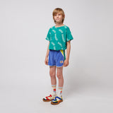 Bobo Choses :: Smiling Color Block Terry Cloth Shorts
