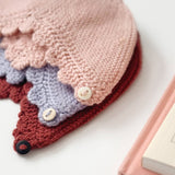 Iver and Isla :: Lace-Edge Cap Blush