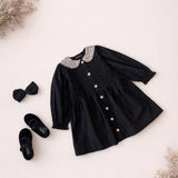 Bonjour Diary :: Tunique With Hair Clip Black Dot Print