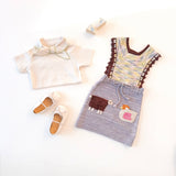 Misha And Puff -  Farm Topanga Pinafore Mist