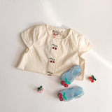 Konges Sloejd -  Evia Cherry Dress Cloud Cream