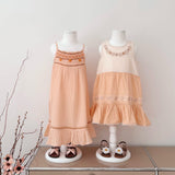 Apolina -  Tammy Midi Sundress Peach Yoghurt