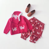 Hello Simone - Baby Pinguin Hood Kitty Cherry