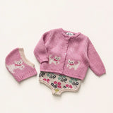 Hello Simone - Baby Jeannette Cardigan Pale Rose