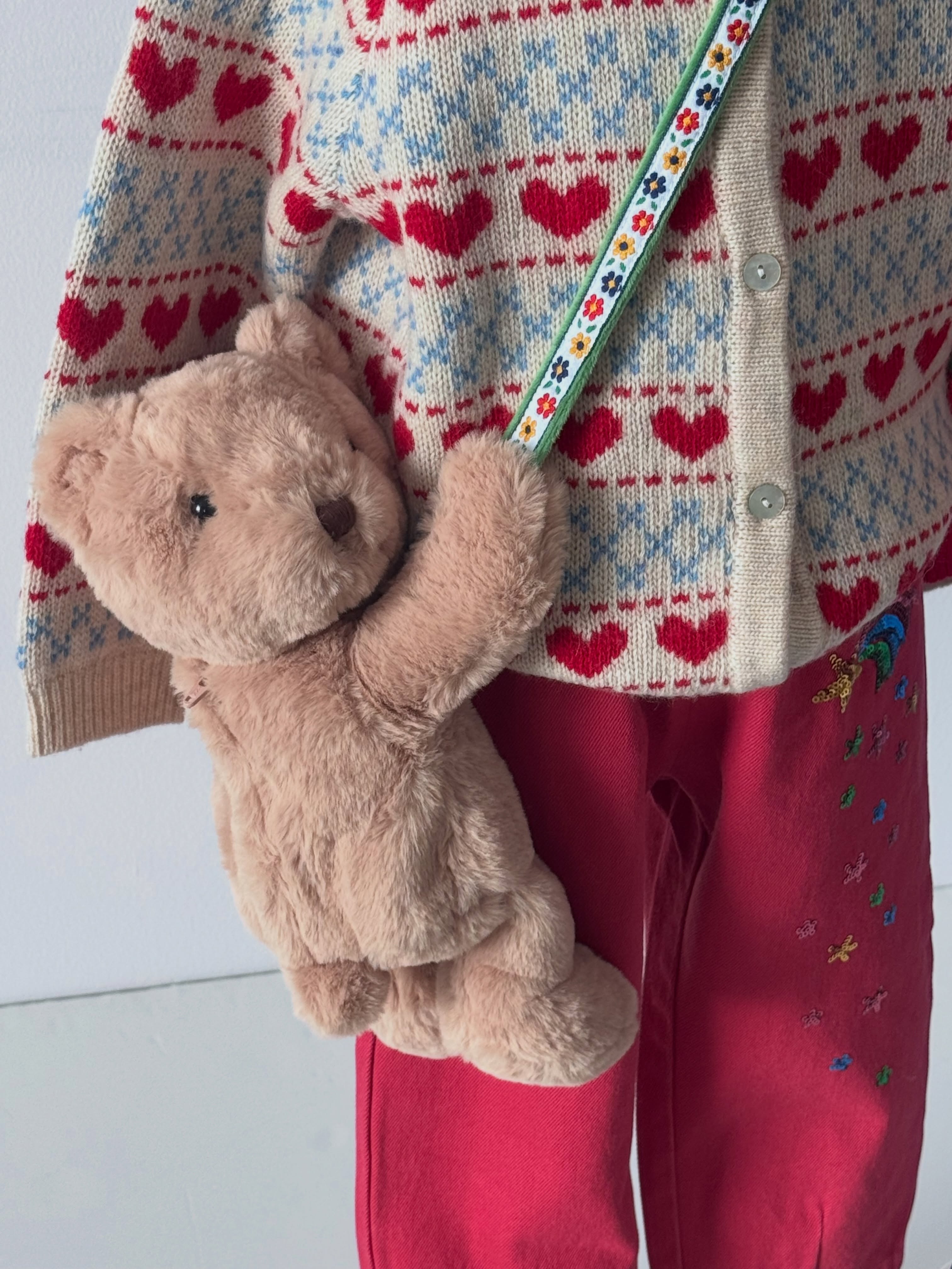 Konges Sløjd Belou Cardigan Heart - kids knit cardigan, view 8