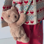 Konges Sløjd Magot Sequin Frill Pants Cardinal - kids sequin pants, view 8