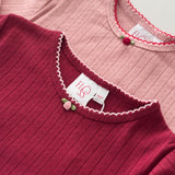 Floess - Liva Pointelle Blouse Warm Pink