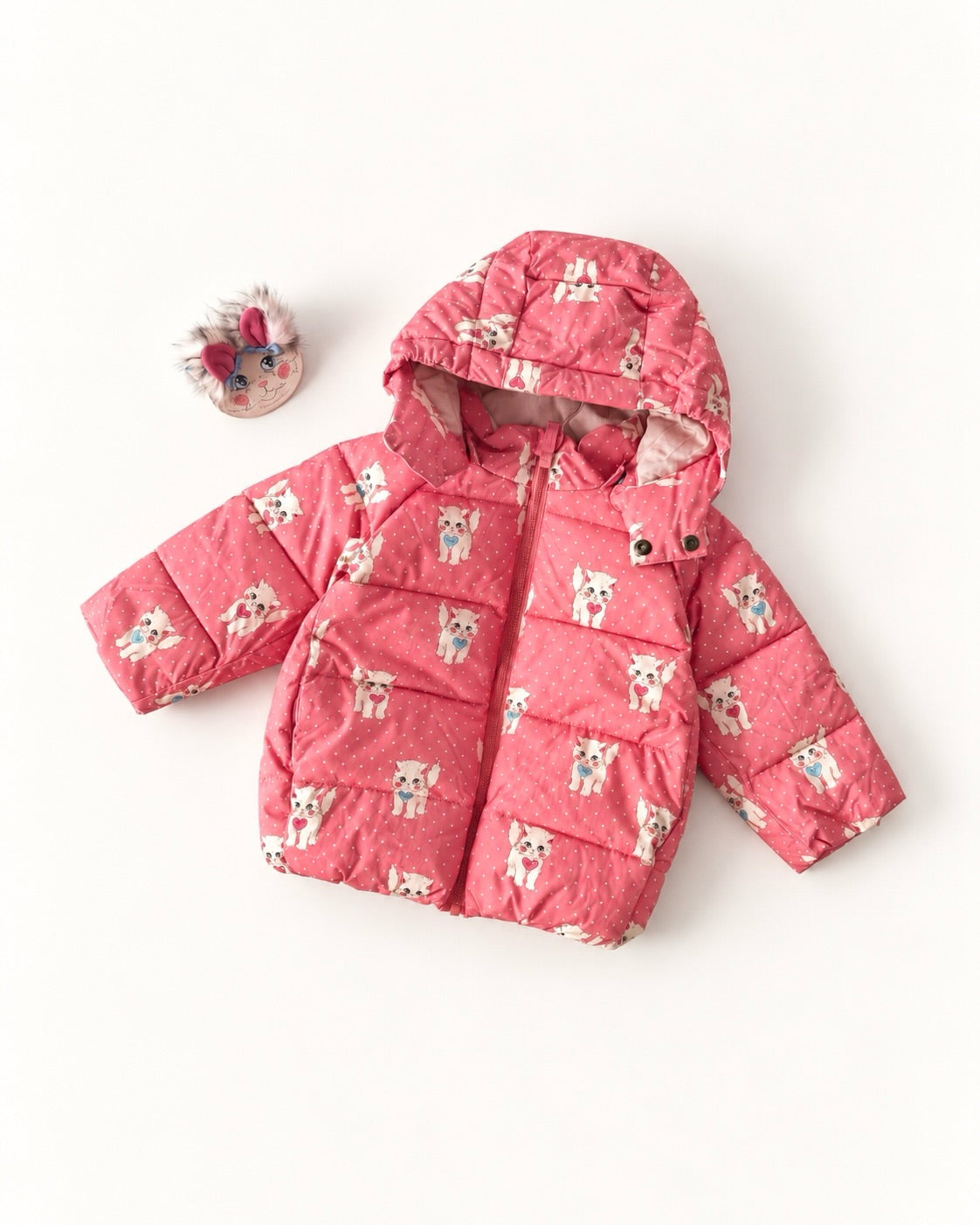 Konges Sløjd Nuka Jacket Ciao Miao Rose - kids padded jacket, view 10