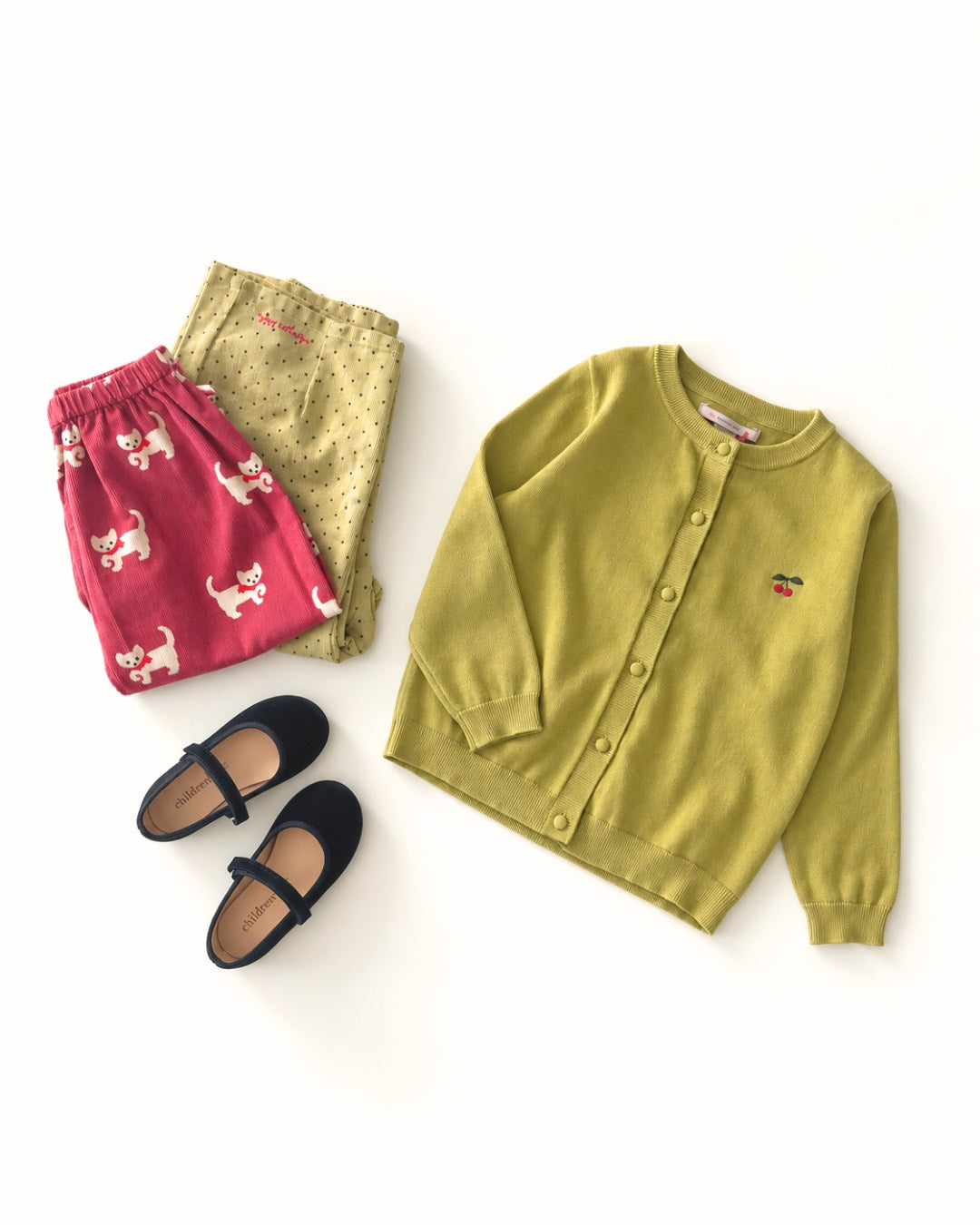 Konges Sløjd Cathy Cardigan Leek Green - kids knit cardigan, view 5