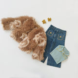 Wynken :: Shaggy Box Jacket Soft Sand