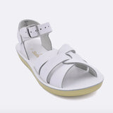 [Pre-Order] Salt Water Sandals :: Swimmer White