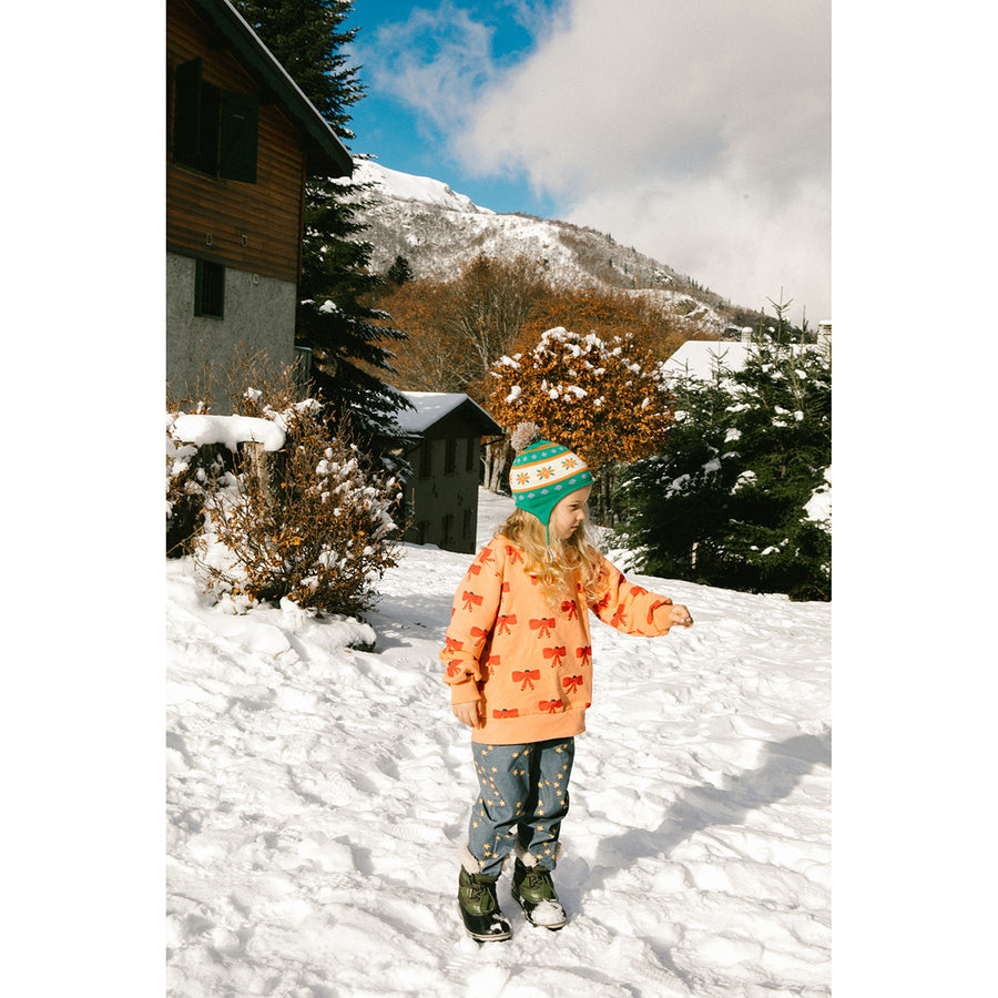 Tiny Cottons :: Tiny Bow Sweatshirt Light Rust